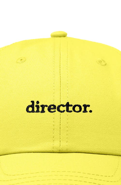 DALIX DALIX DIRECTOR EMBROIDERED LOW CROWN CAP