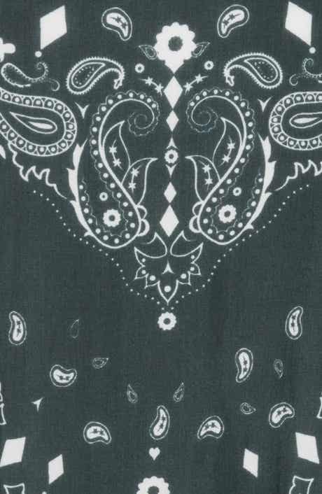 Eyelet Trim Skinny Scarf