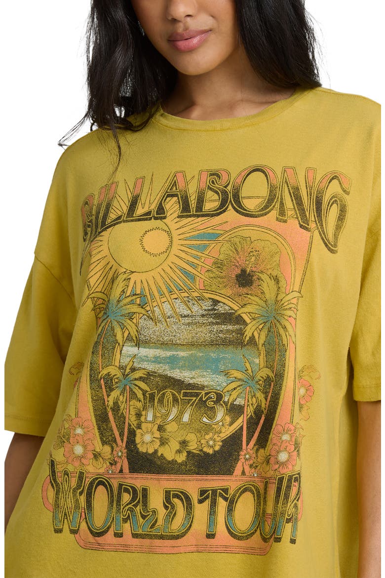 Between Night and Dawn Graphic T-Shirt, Alternate, color, DARK CITRON