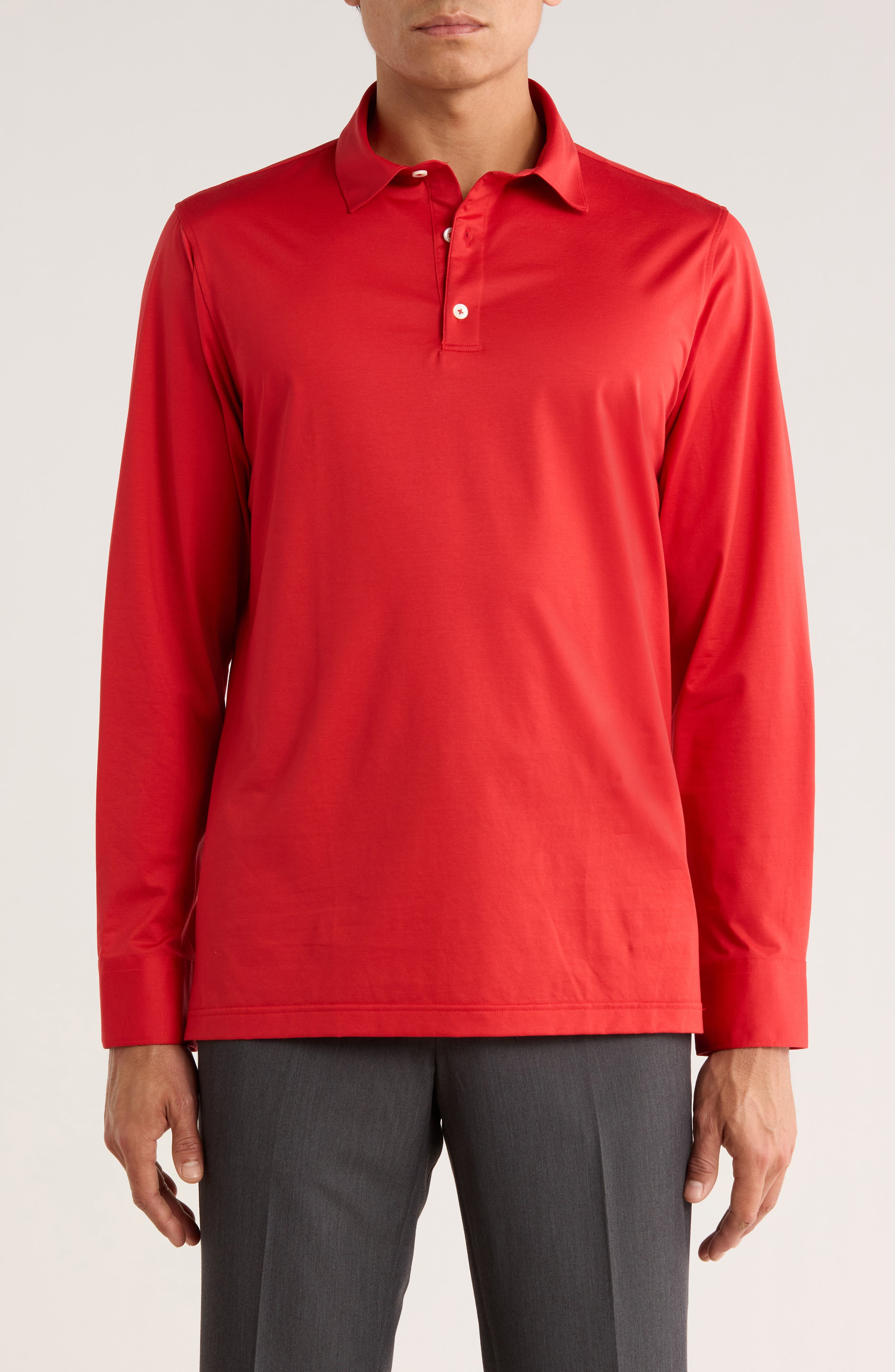 Bugatchi James OoohCotton® Solid Button-Up Shirt