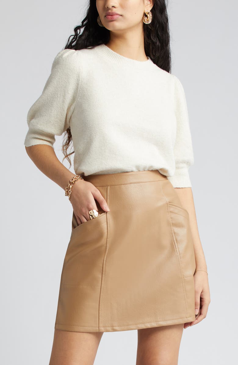 VERO MODA Doffy Puff Elbow Sleeve Sweater, Alternate, color, 