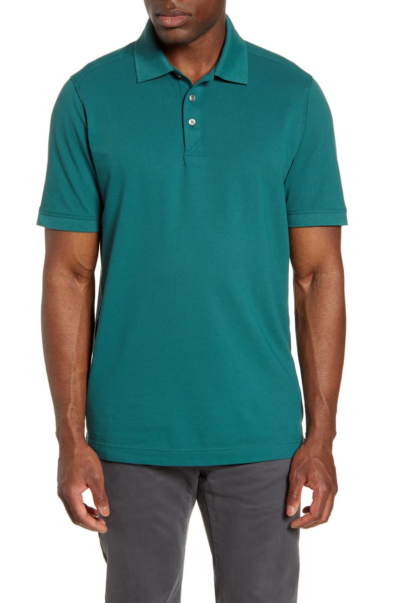 Cutter & Buck Advantage Tri-Blend Piqué Polo, Main, color, 