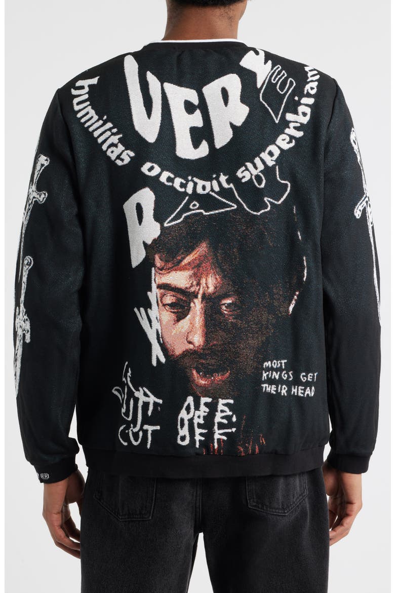 David vs. Goliath Sweatshirt, Alternate, color, BLACK