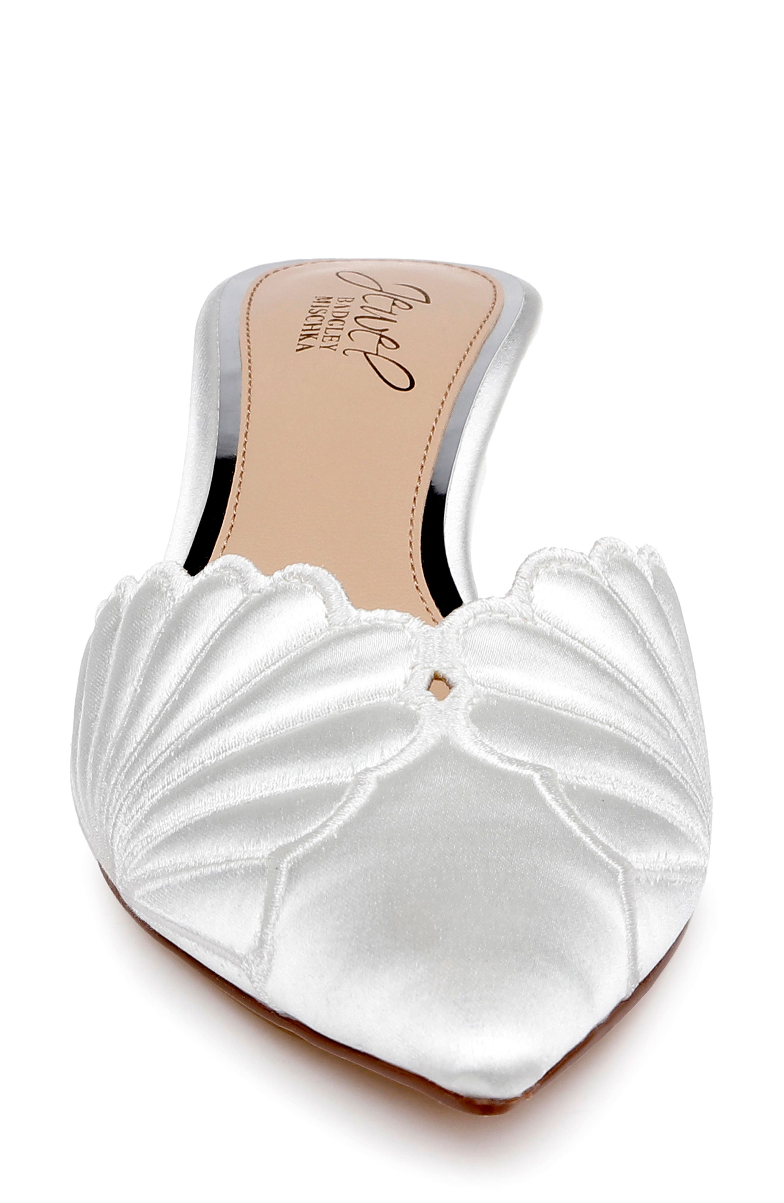Palmer Mule, Alternate, color, IVORY SATIN