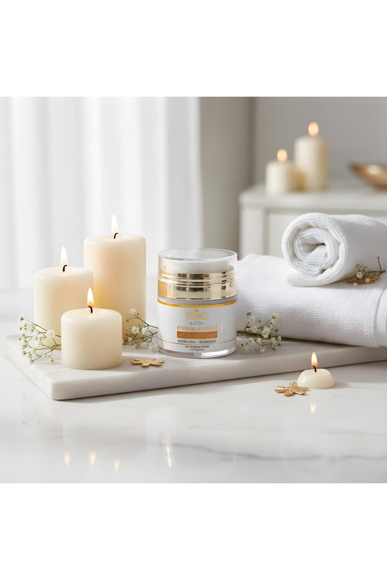 Eternal Essence Collagen Moisturizer Hydrating Anti-Aging Cream 50ml, Alternate, color, White and Orange