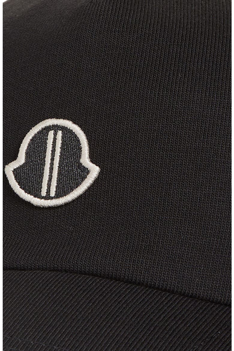 x Rick Owens Logo Patch Baseball Cap, Alternate, color, BLACK