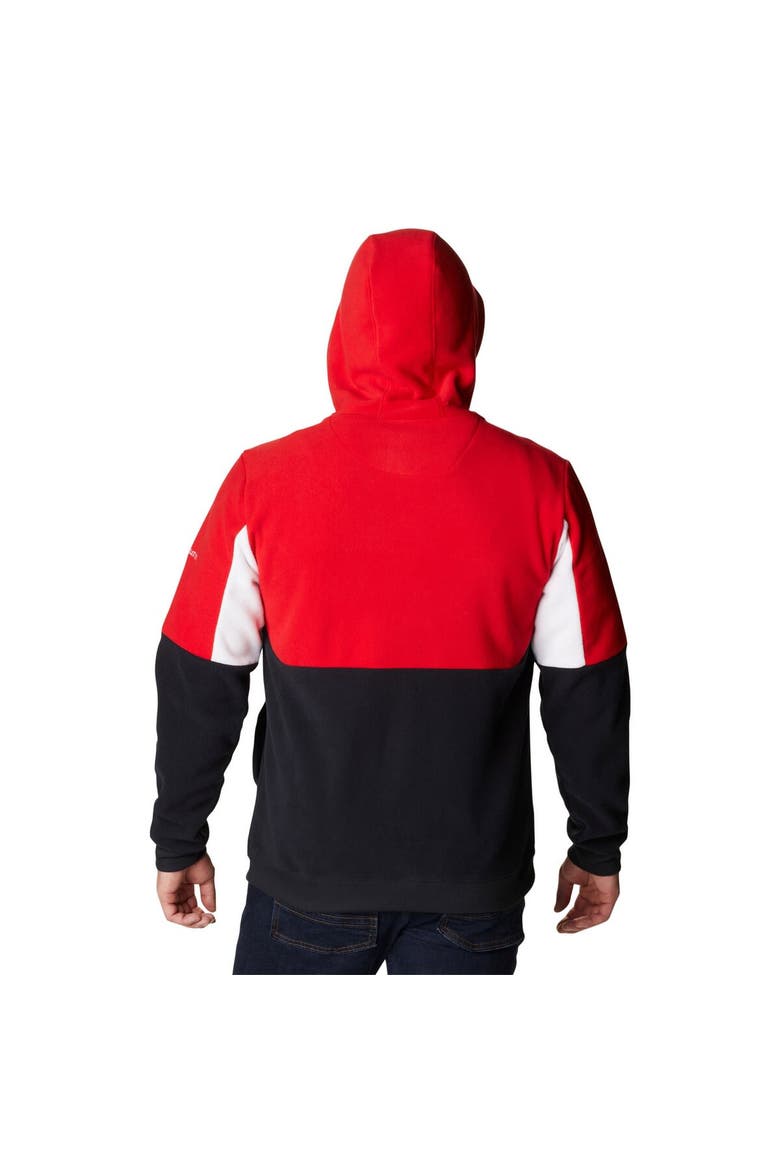 Men's Columbia Black Nebraska Huskers Lodge Quarter-Zip Hoodie, Alternate, color, Black