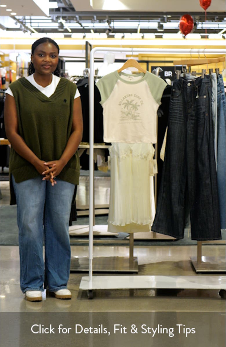 Paradise Colorblock Cotton Graphic T-Shirt, sales video thumbnail