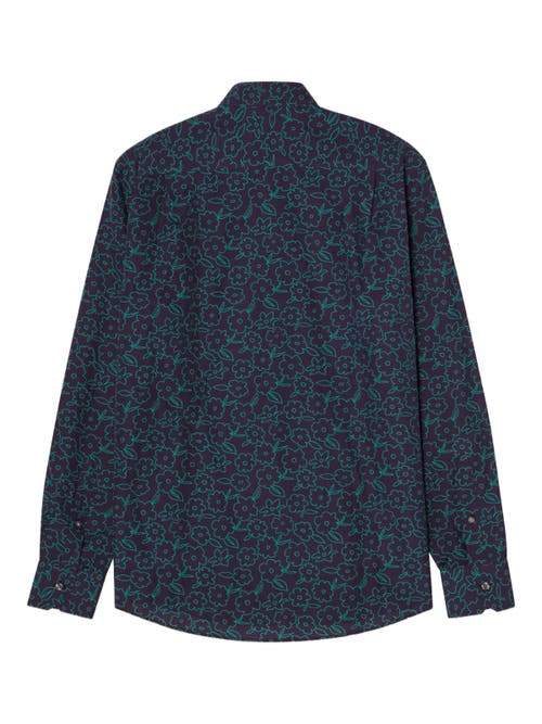 Robert Talbott Reynolds Floral Print Shirt