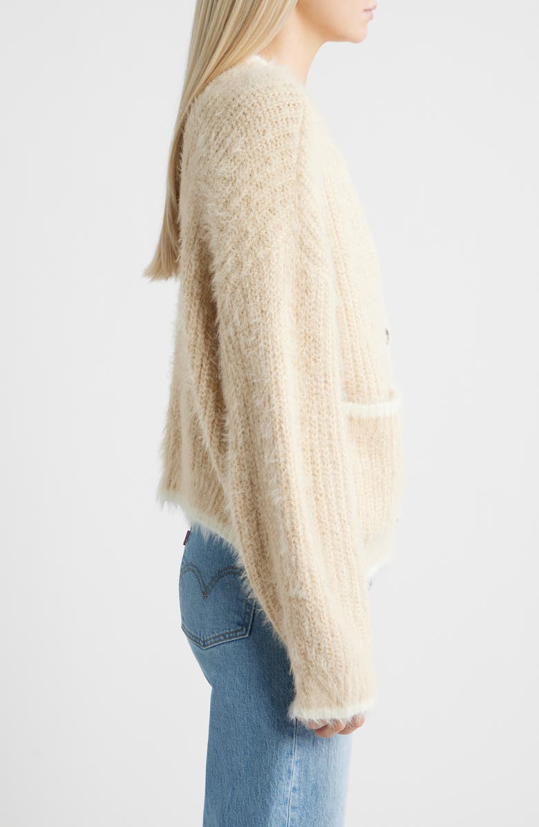 Rip Curl Shore Break Cardigan, Alternate, color, Natural