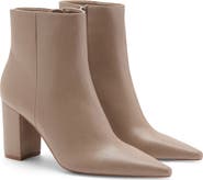 MANGO Cobo Block Heel Bootie