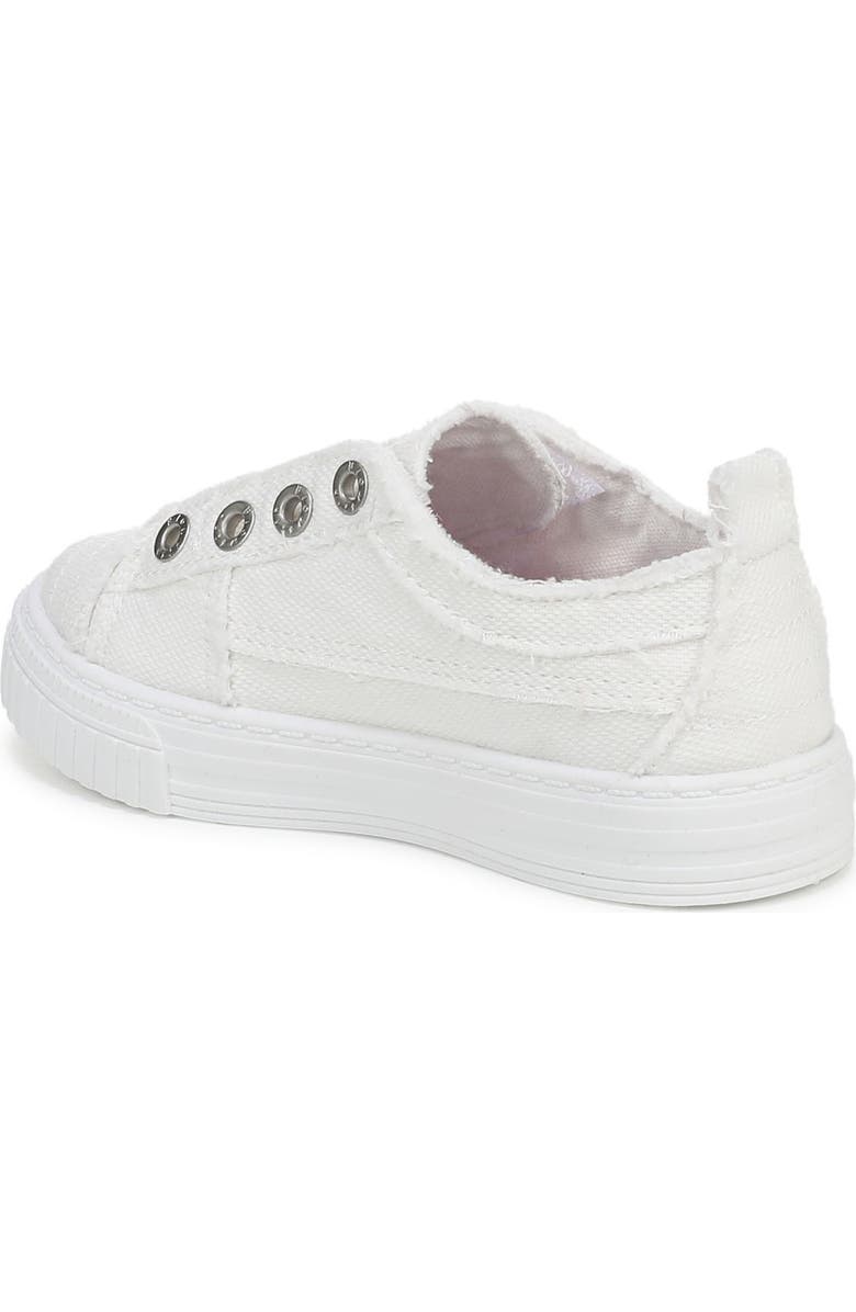 Blowfish Malibu Kids' All Play Slip-On Sneaker, Alternate, color, White Canvas