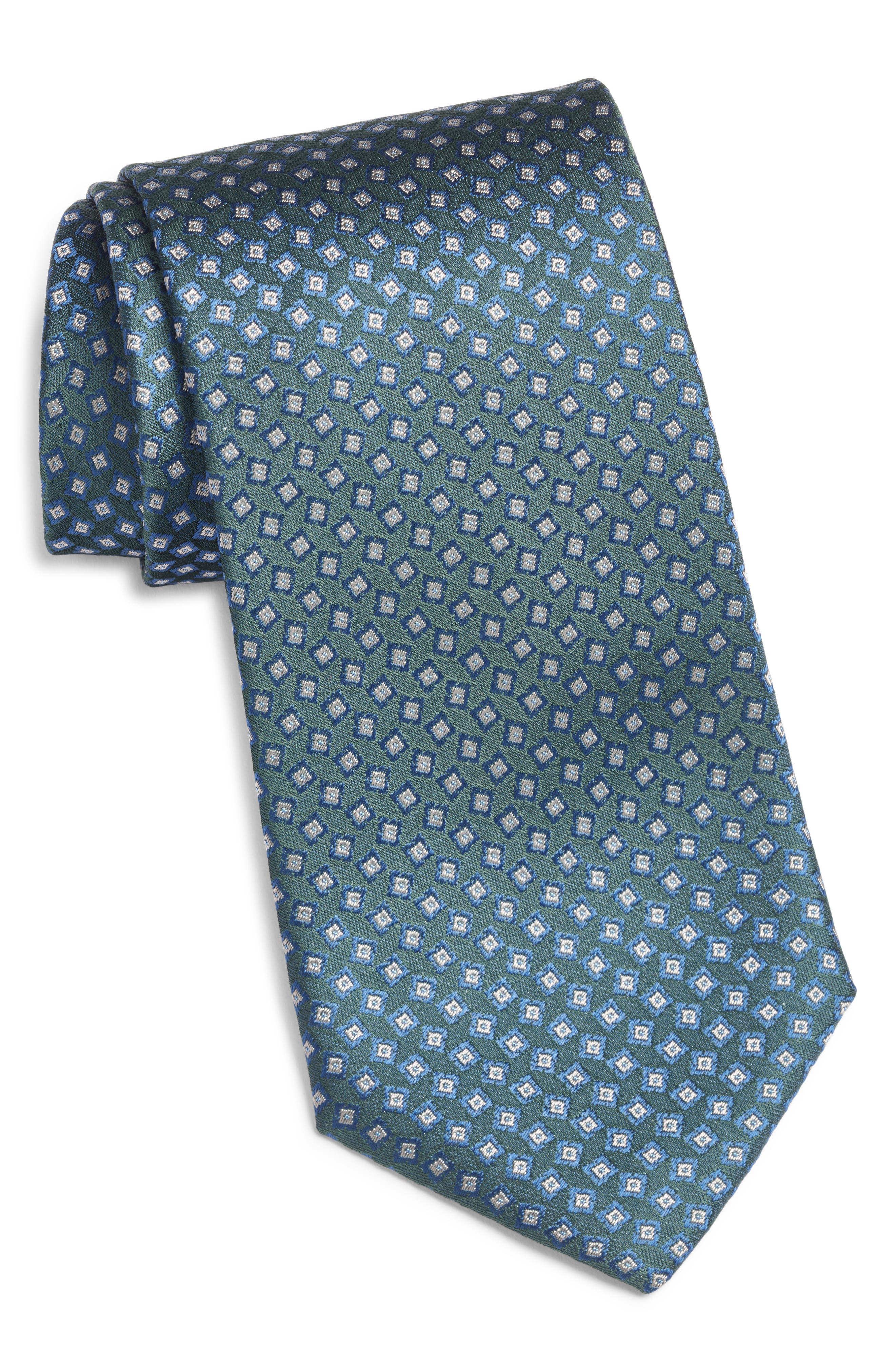 Jack Victor Geometric Silk Tie