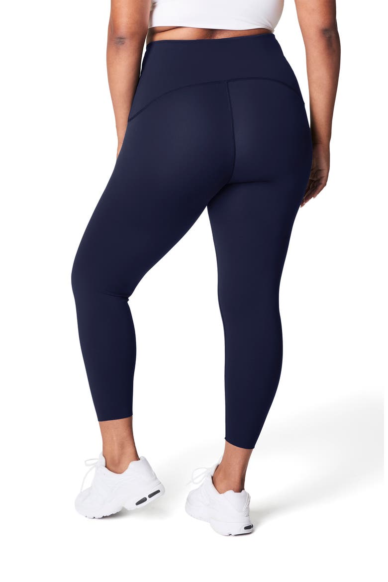 SPANXshape™ Booty Boost® 7/8 Leggings, Alternate, color, TIMELESS NAVY