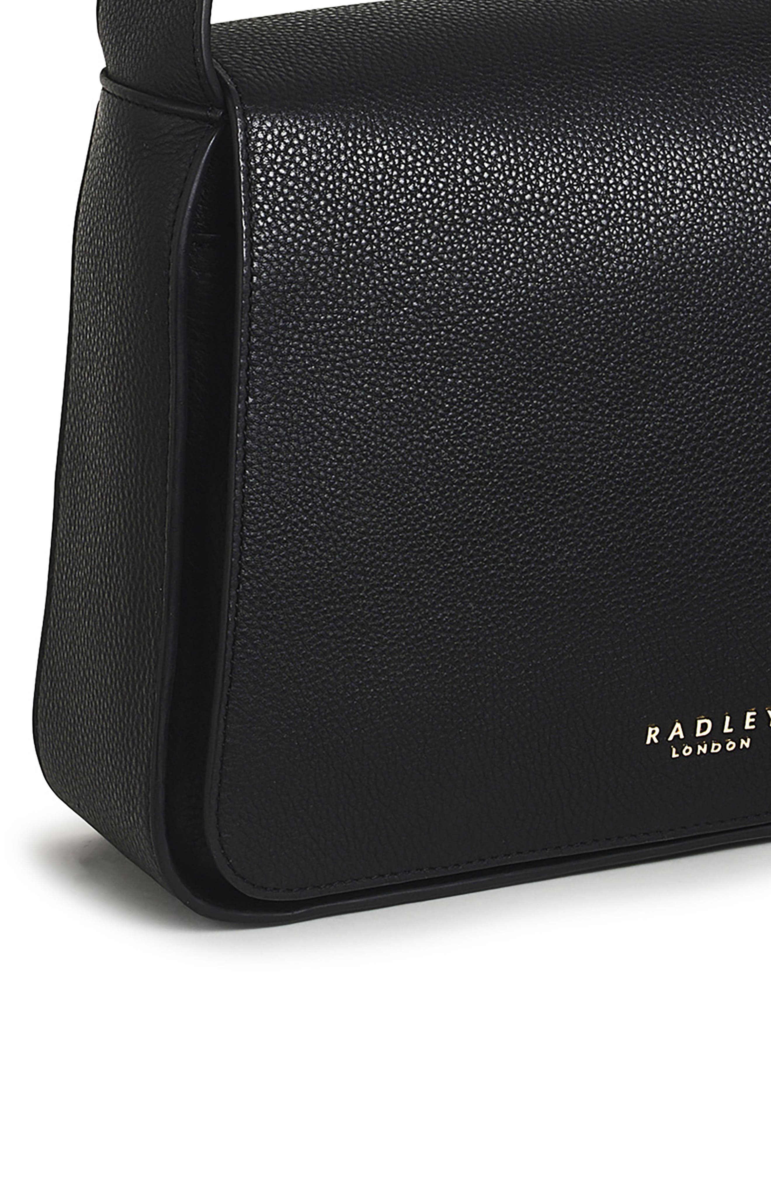 Radley Westwell Lane Medium Flapover Crossbody Bag, Alternate, color, Black