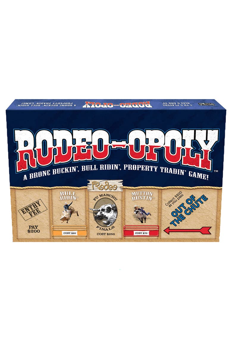 Rodeoopoly Themed Family Board Game, Ages 8+, Alternate, color, Multicolored