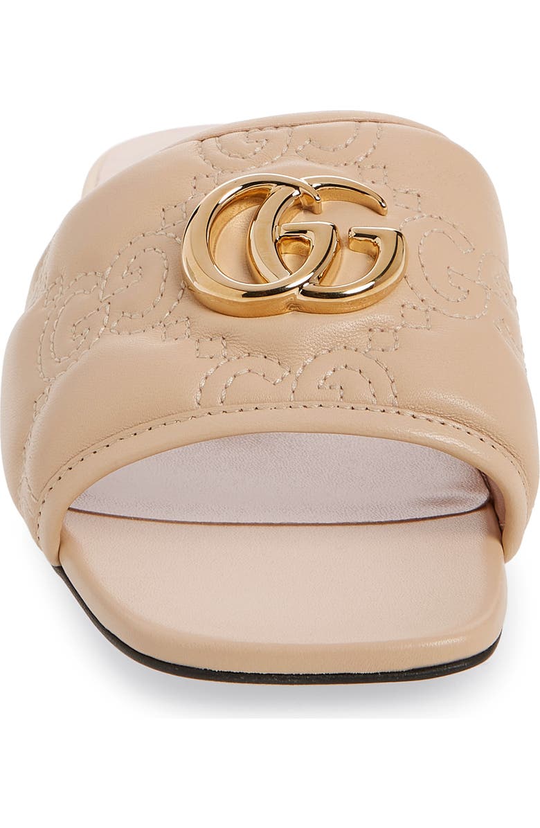Gucci Jolie GG Matelassé Slide Sandal, Alternate, color,