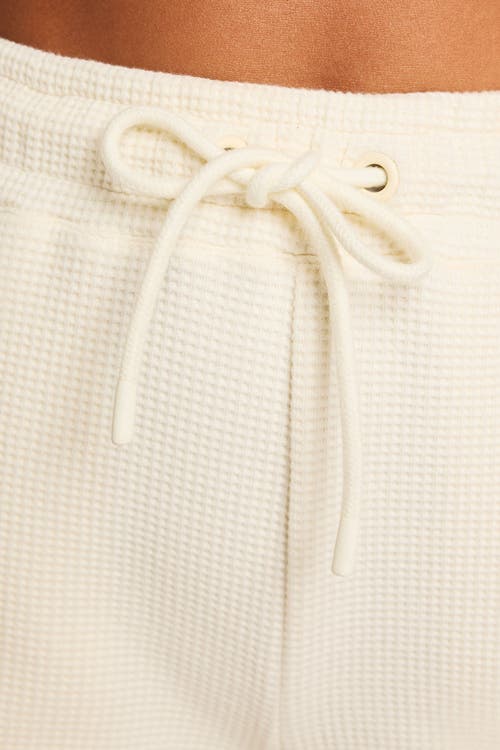 Negative Underwear Waffle Knit Track Pant In White