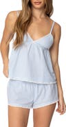 EDIKTED Danna Pinstripe Babydoll Camisole