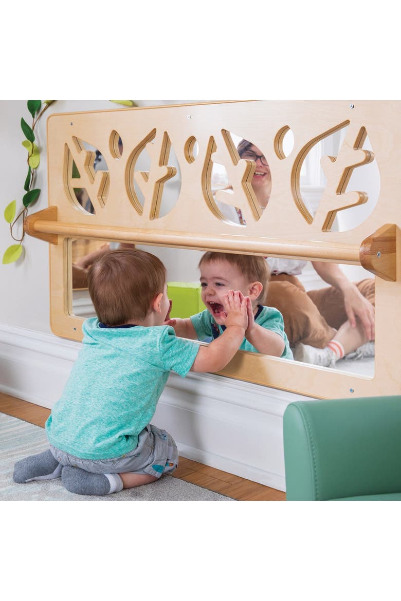 Exploration Wall Mirror, Alternate, color, Beige