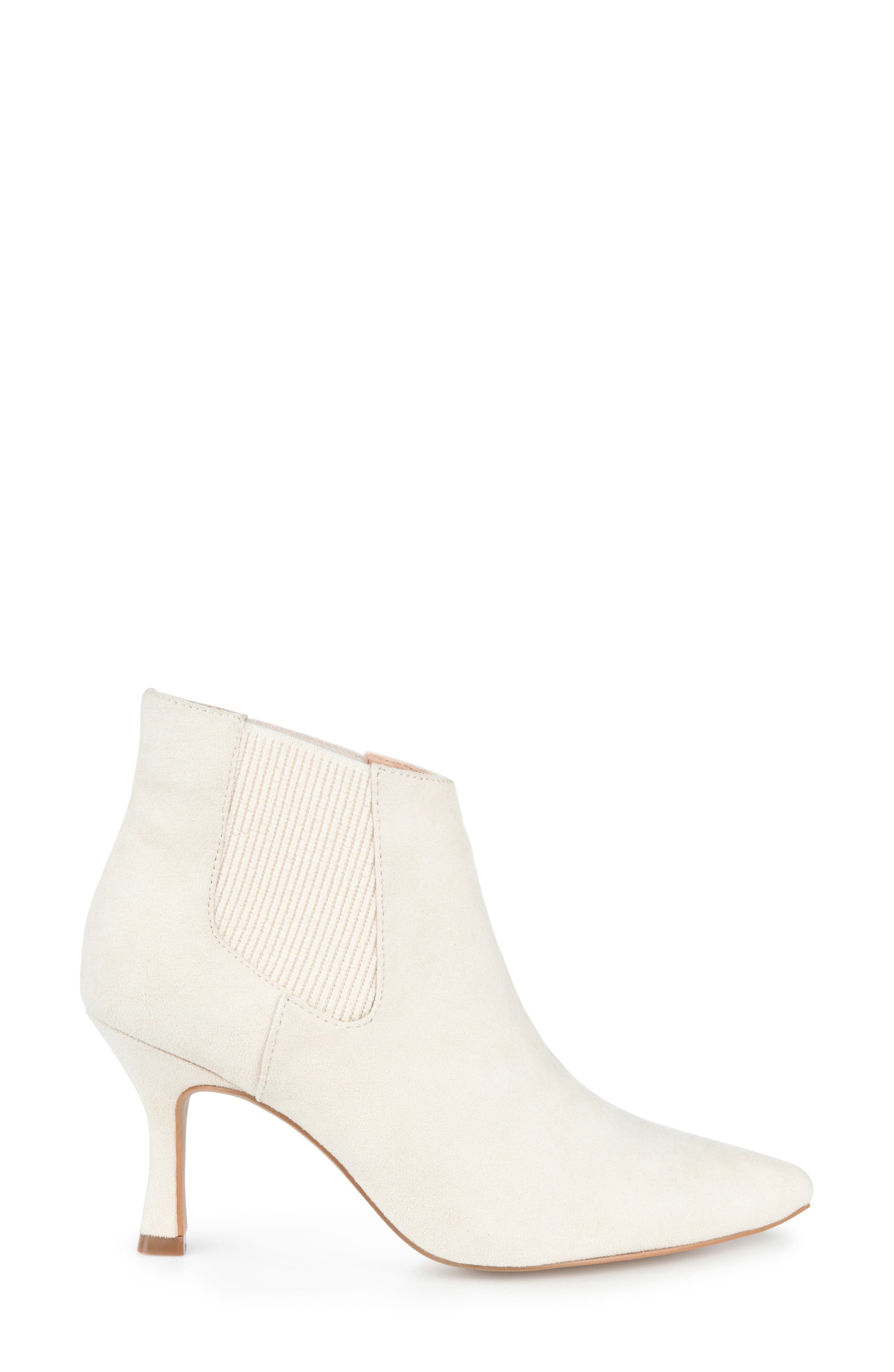 Elitta Vegan Leather Chelsea Bootie, Alternate, color, IVORY