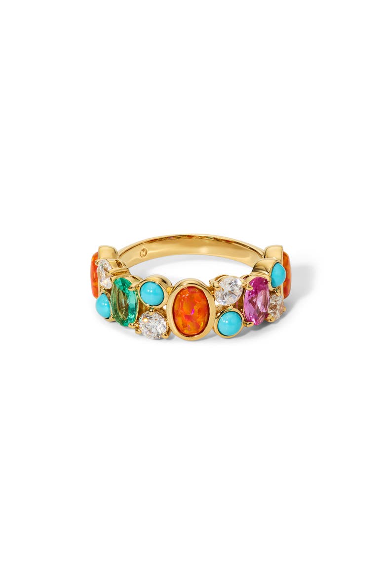 Frieda Cluster Ring, Main, color, GOLD