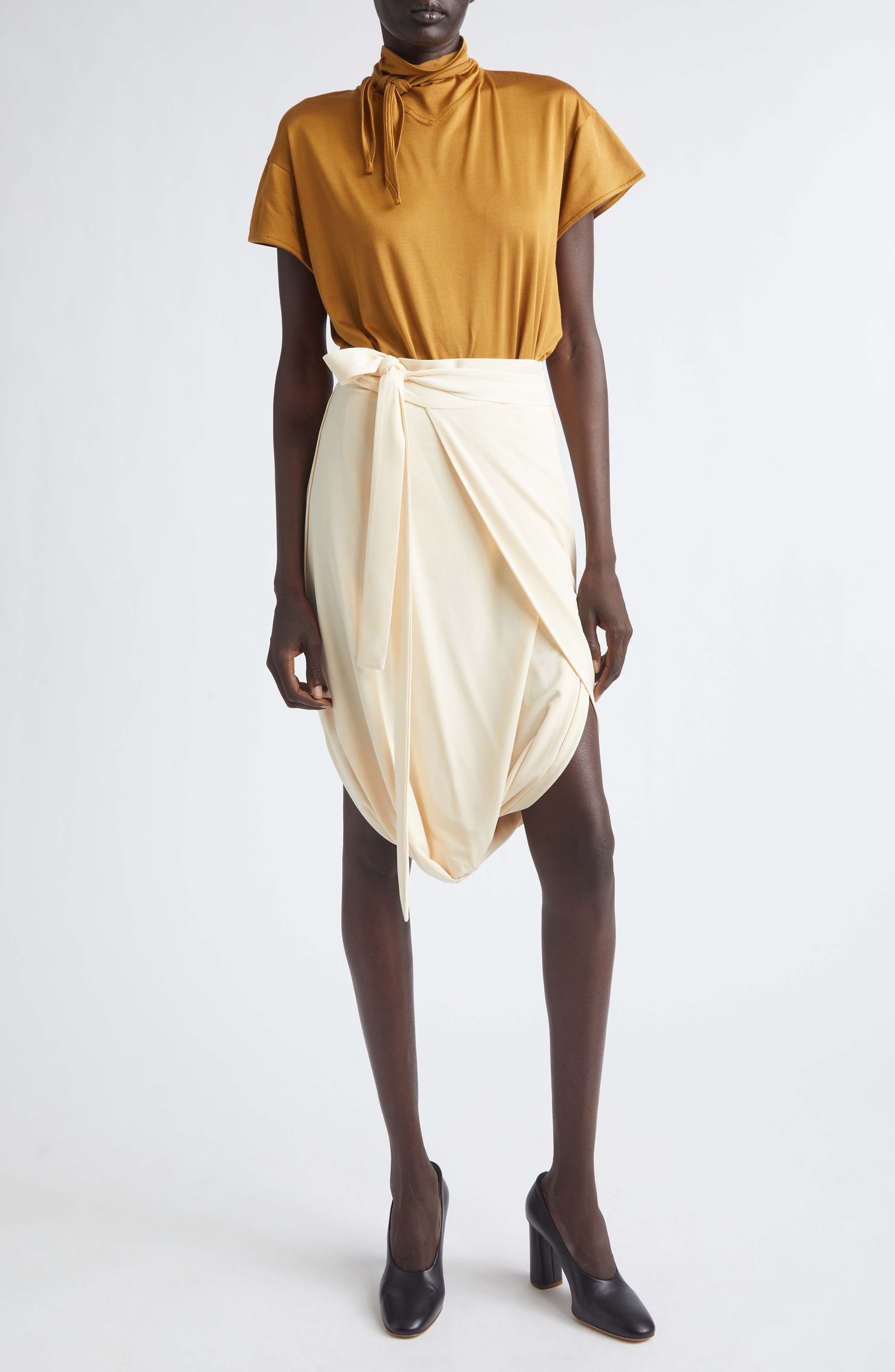 Scarf Neck Jersey Top - image 2