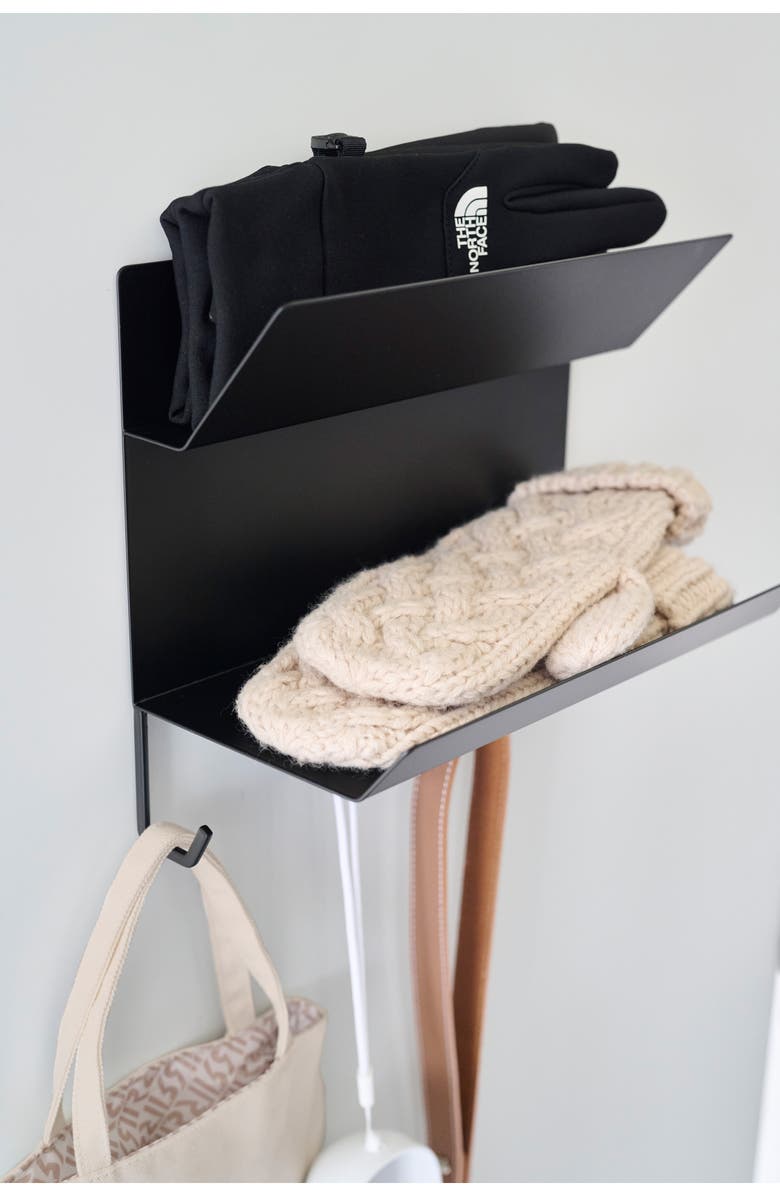 Yamazaki Magnetic Entryway Rack, Alternate, color, Black