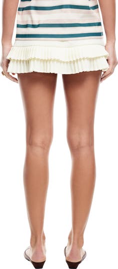Double Ruffle Miniskort