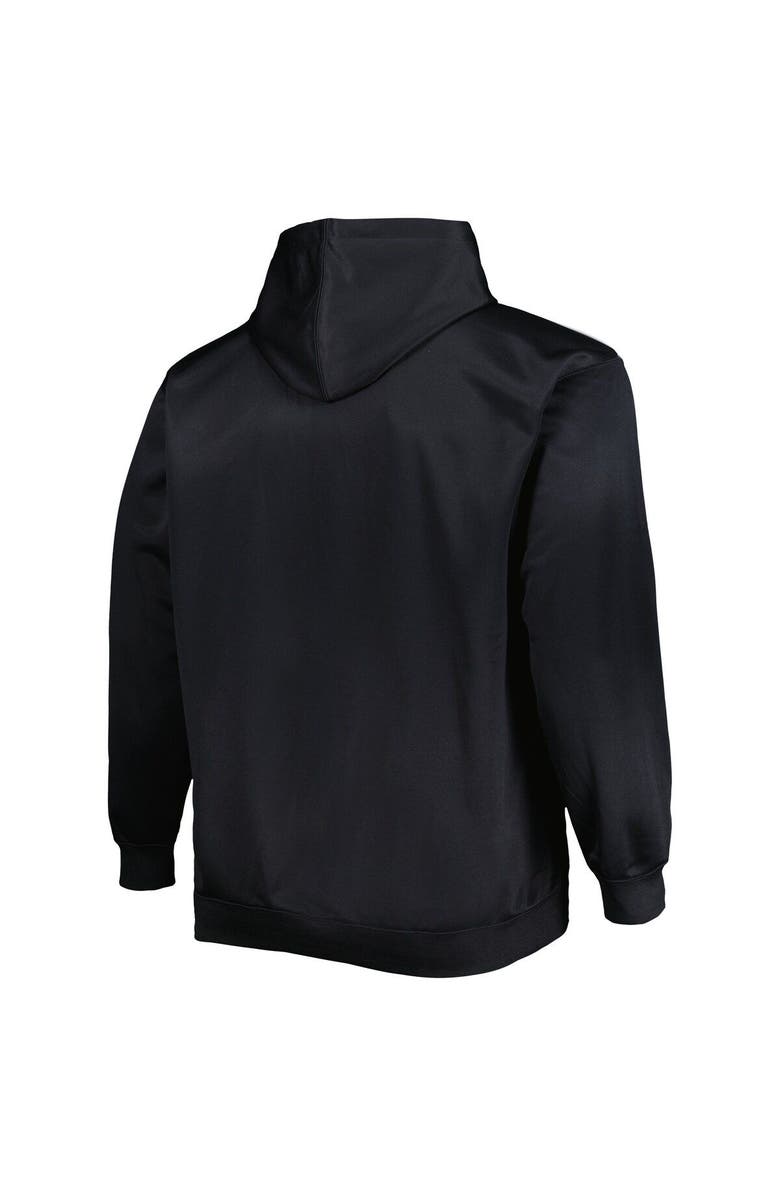 PROFILE Men's Black San Francisco Giants Fade Sublimated Fleece Pullover Hoodie, Alternate, color, 