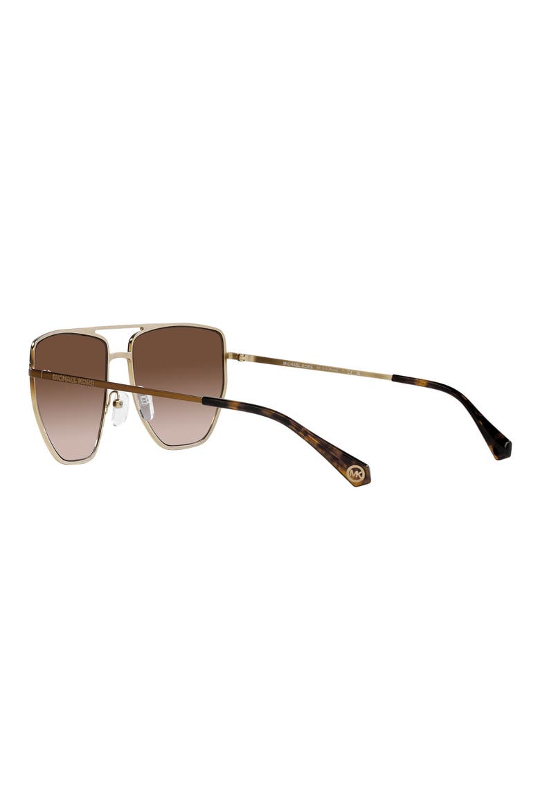 Paros 60mm Gradient Pilot Sunglasses, Alternate, color, BROWN GRAD