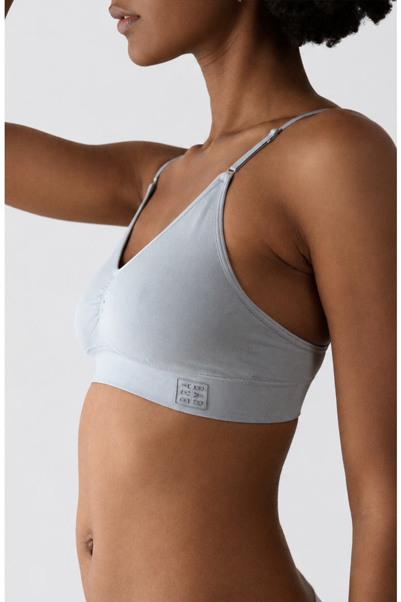 Everyday Seamless Bra With Back-Closure, Alternate, color, Natural Grey