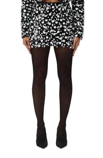 Naked Wardrobe Geometric Sequin Miniskirt