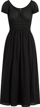 Favorite Daughter The Swoon Smocked Midi Dress