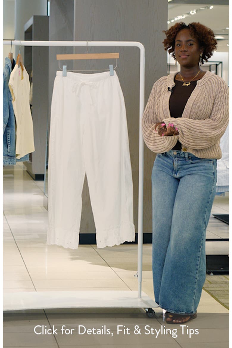 Eliska Frill Hem Cotton Pants video