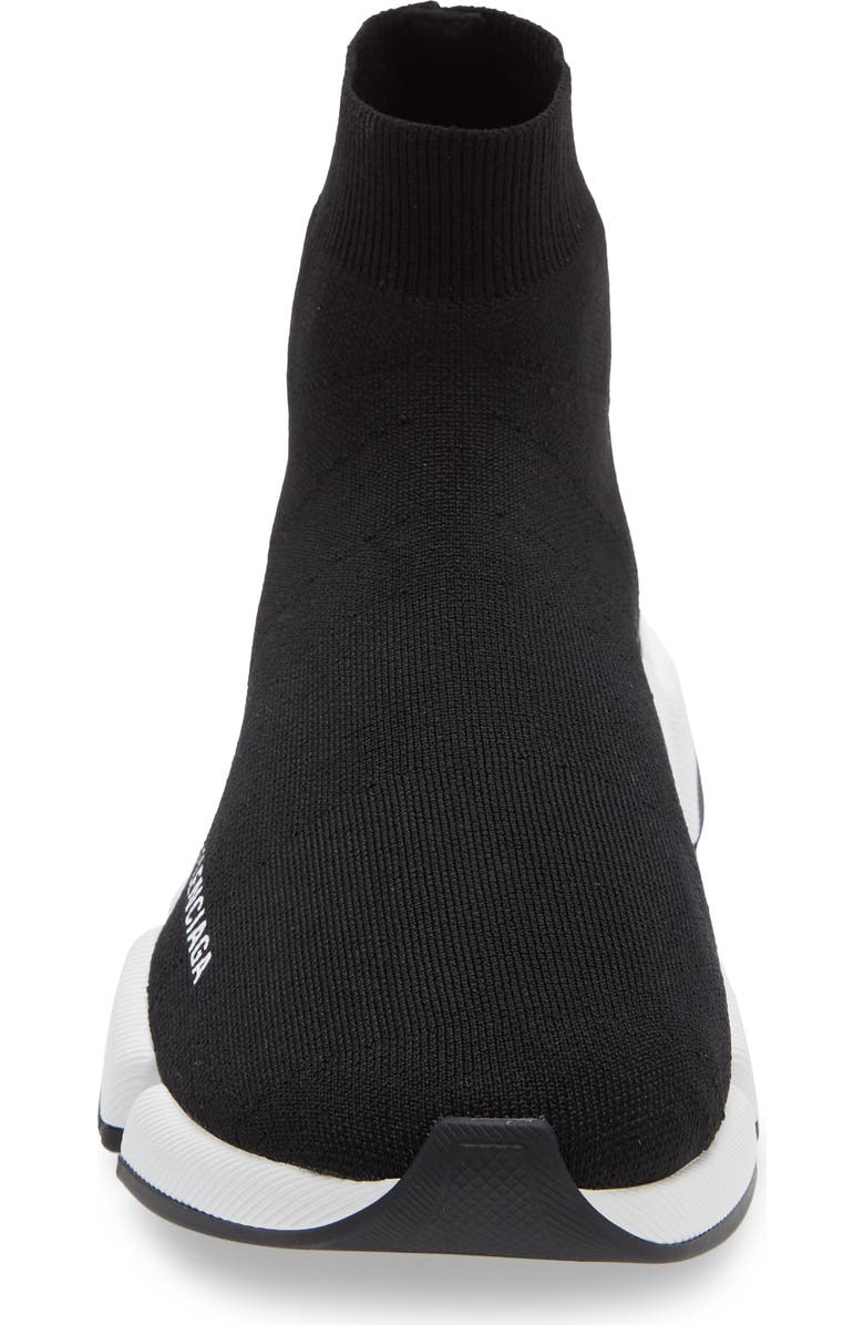 Balenciaga Speed 2.0 Sock Sneaker, Alternate, color, 1015 Black/White/Black