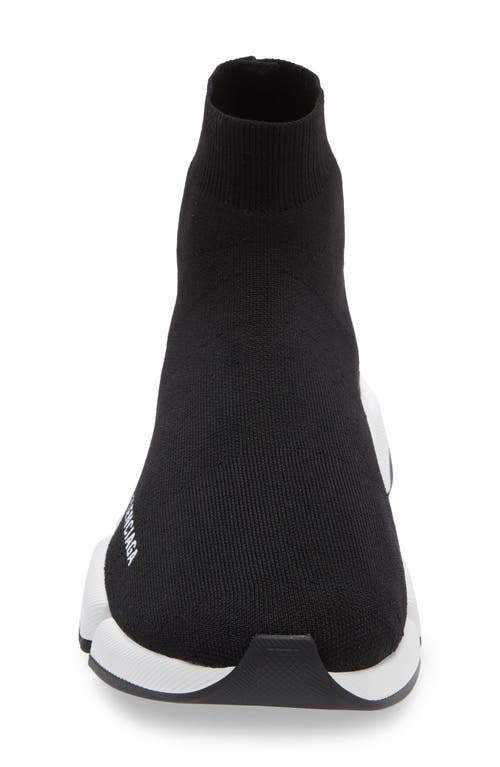 Balenciaga Technical 3d Recycled Knit Speed 2.0 Sneakers In Black