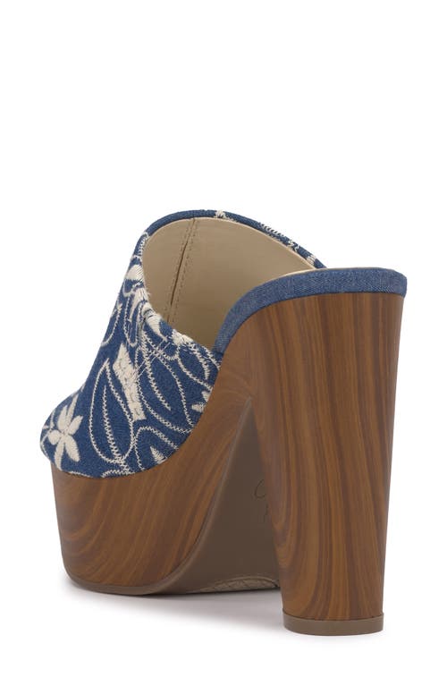 Jessica Simpson Shelbie Platform Sandal In Medium Blue