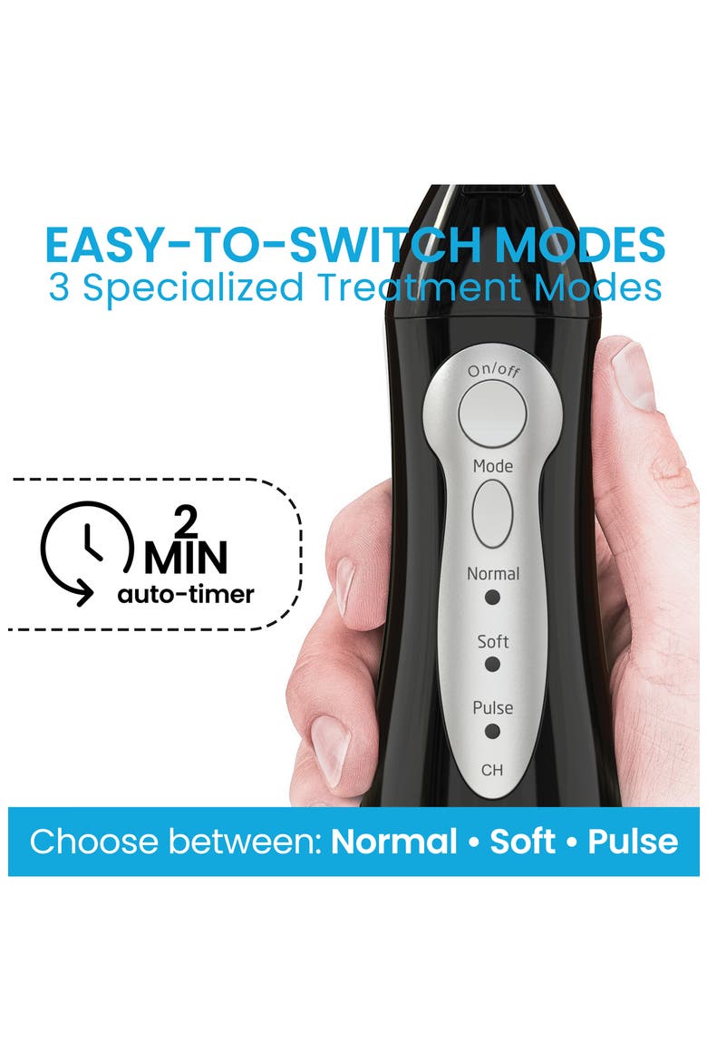 Black Series Electric Toothbrush & Black Aquaflosser Set, Alternate, color, BLACK
