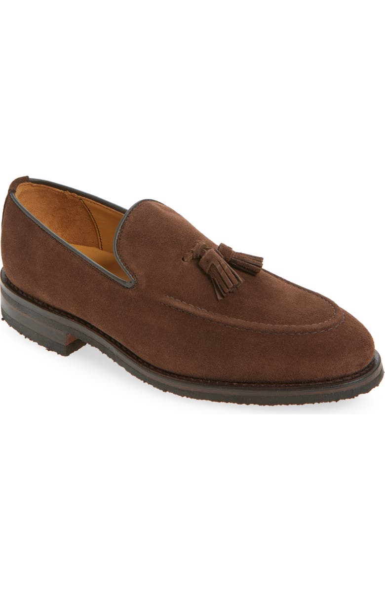 Allen Edmonds Roman Tassel Loafer - Multiple Widths Available, Main, color, Brown Suede