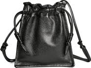 LEMIZ Bowie Adjustable Drawstring Leather Pouch