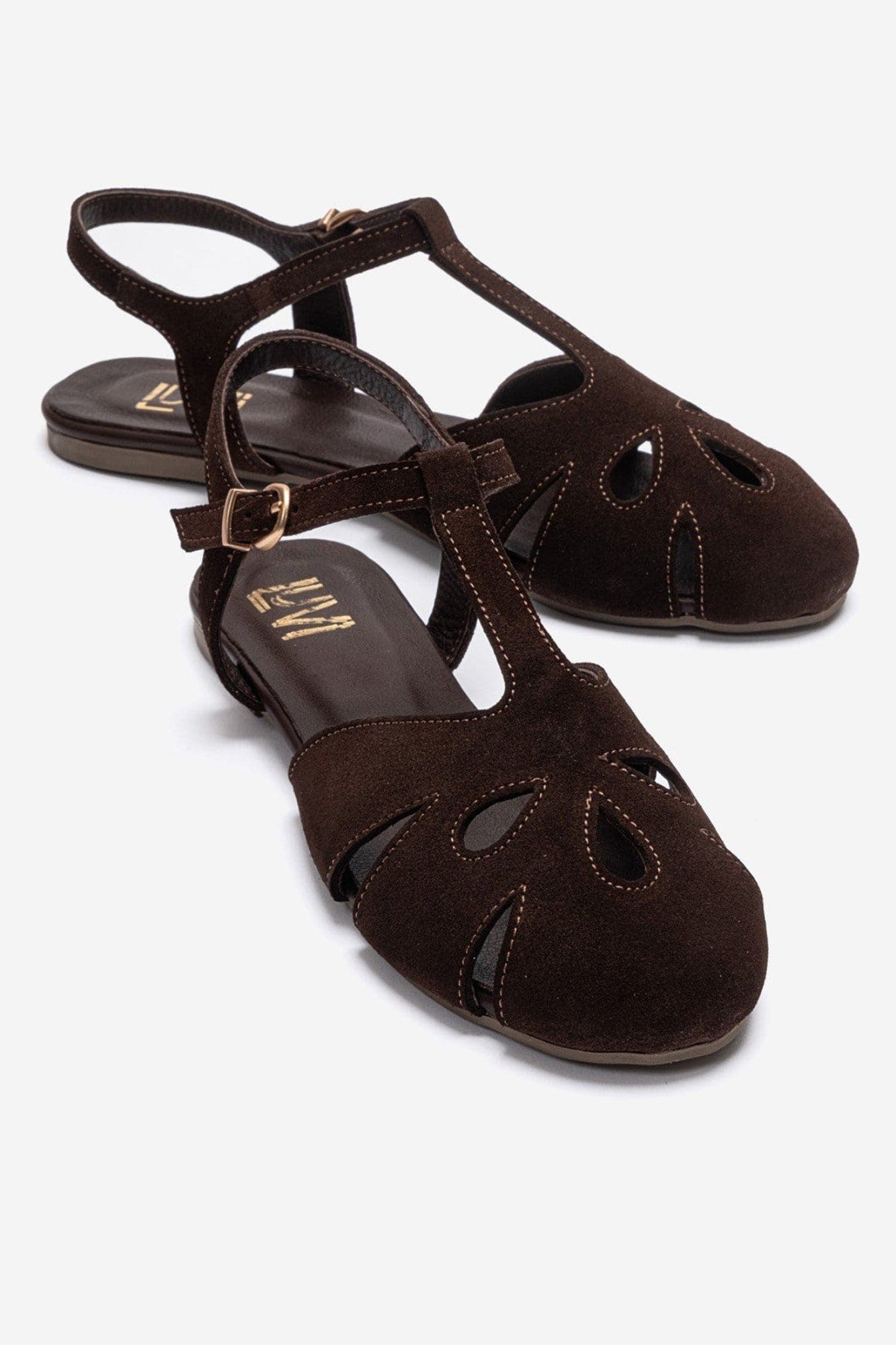 Brown Suede