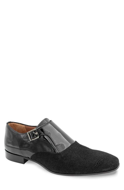 Patent Monk Strap Loafer (Men)