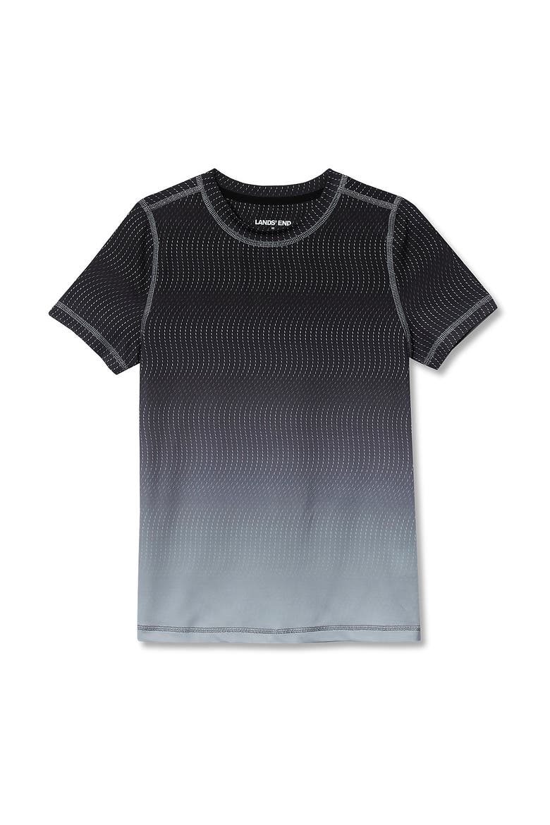 Boys Husky Active Performance Tee, Main, color, Black Gradient Ombre