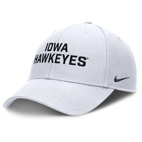 Men's Nike  White Iowa Hawkeyes Rise Practice Adjustable Hat