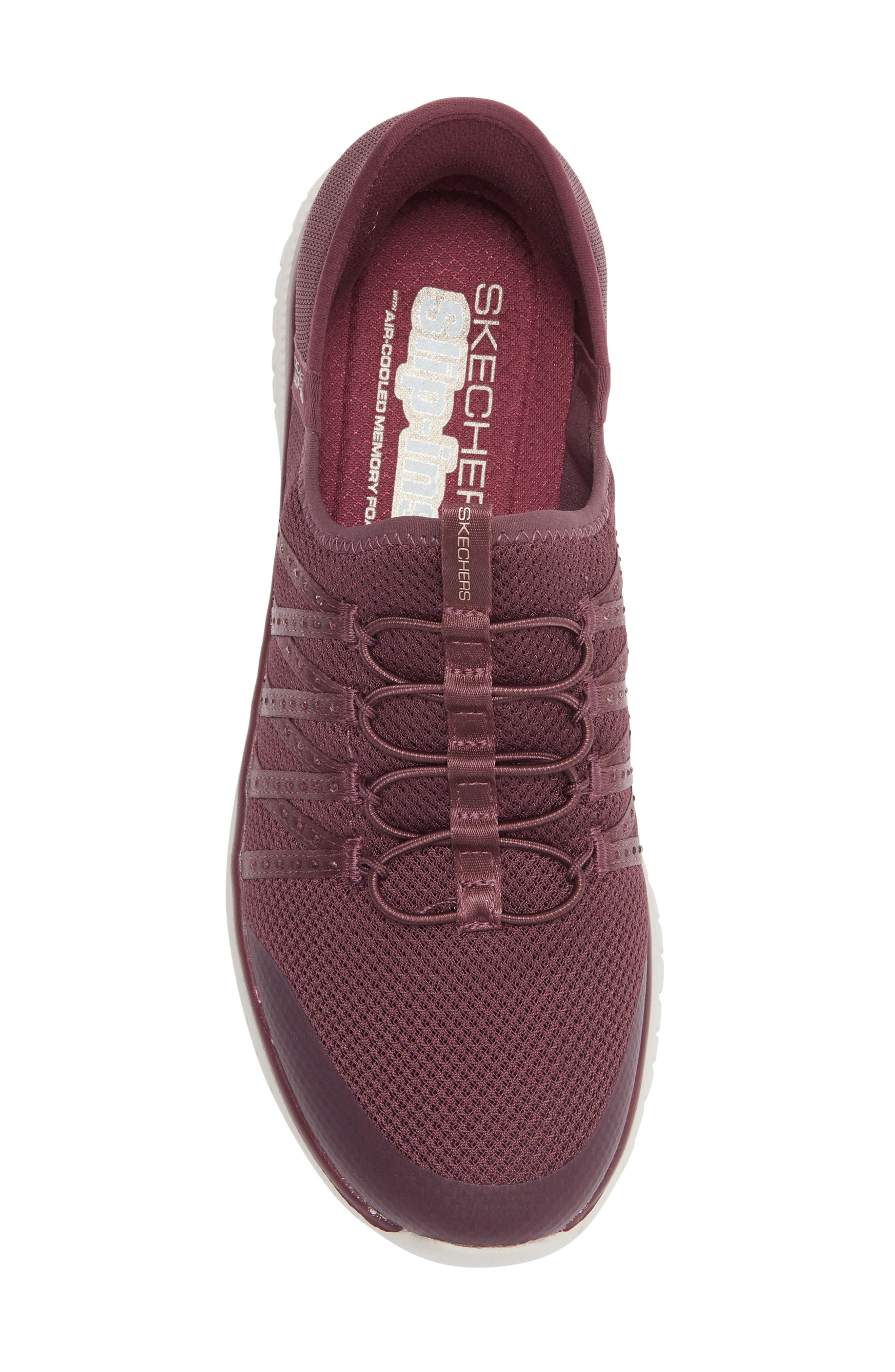 SKECHERS Slip-Ins<sup>®</sup> Virtue Sneaker, Alternate, color, Wine