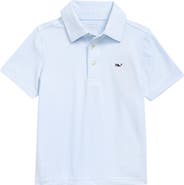vineyard vines Kids' St. Jean Stripe Sankaty Performance Polo