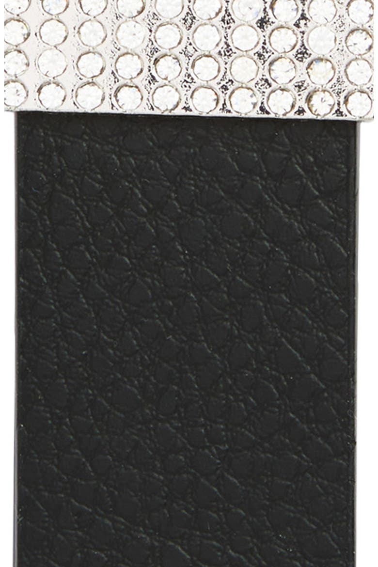 Kids' Faux Leather Western Belt, Alternate, color, BLACK
