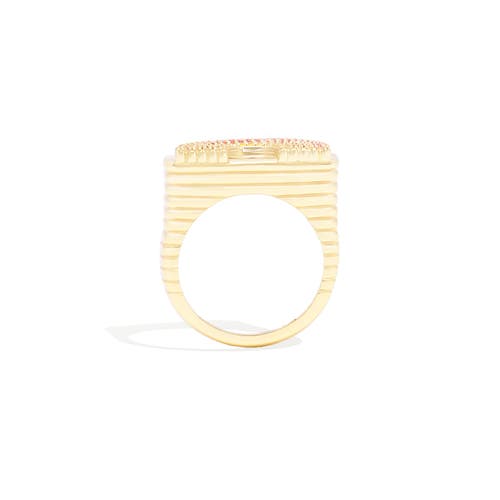 Campbell + Charlotte Juju Rainbow Ring In Neutral