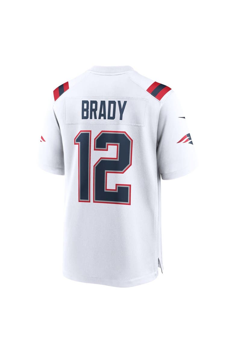 Nike Men's Nike Tom Brady White New England Patriots Retired Game